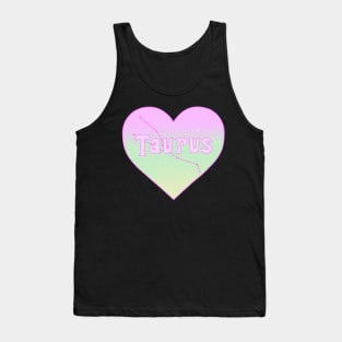 Taurus Constellation Heart Tank Top